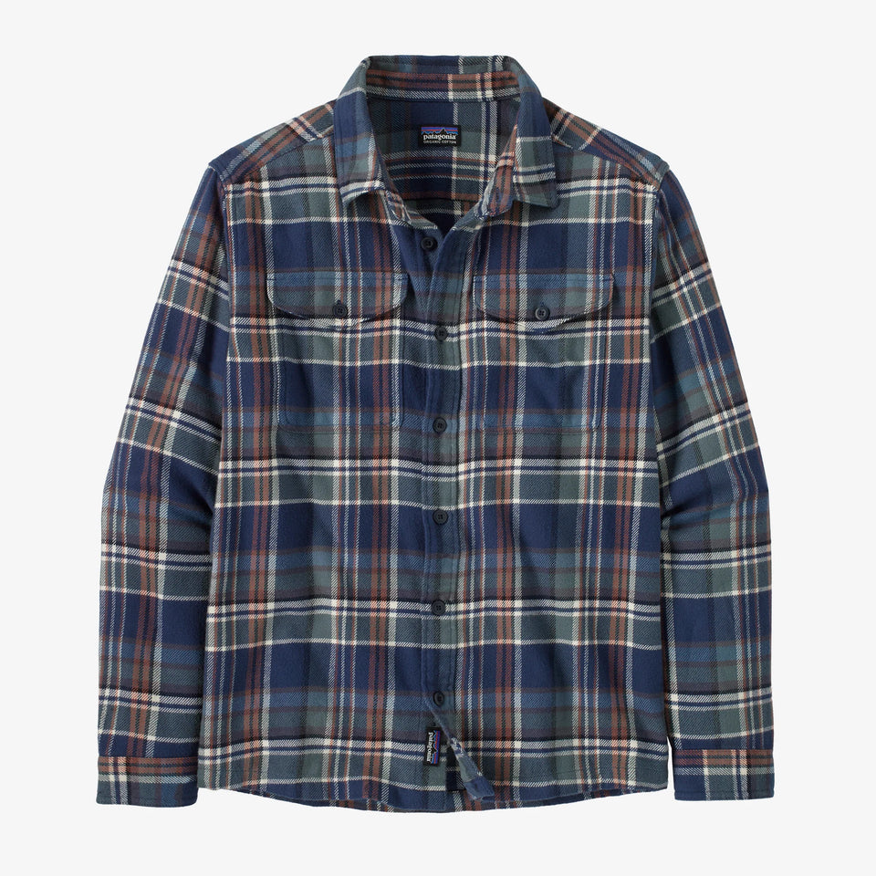 Patagonia Men's Fjord Flannel Shirt - Adventurer: New Navy