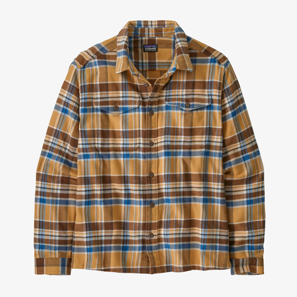 Patagonia Men's Fjord Flannel Shirt - Adventurer: Pufferfish Gold