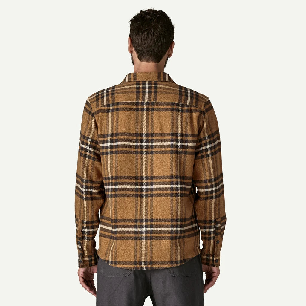 Patagonia Men's Fjord Flannel Shirt - Catch: Deer Brown - Stencil