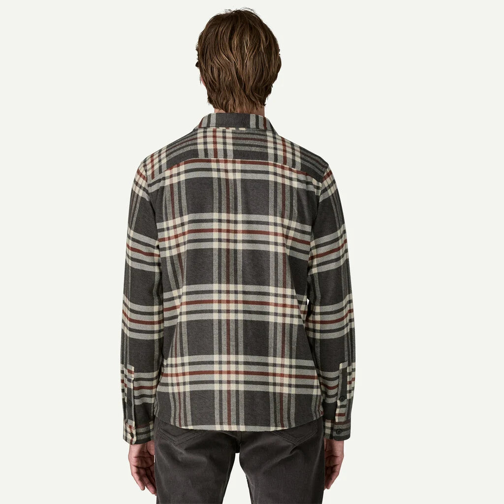 Patagonia Men's Fjord Flannel Shirt - Catch : Ink Black - Stencil
