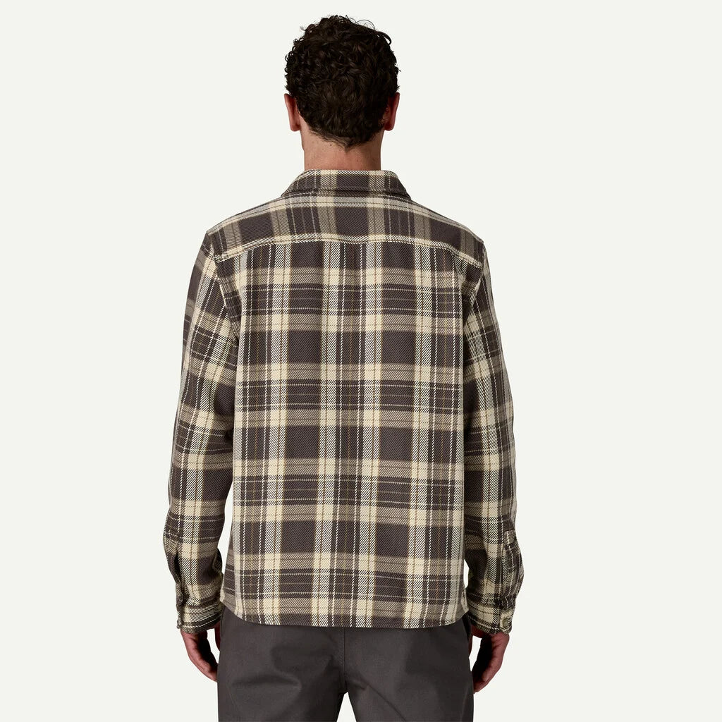 Patagonia Men's Fjord Loft Shirt - Sculptor: Ink Black - Stencil