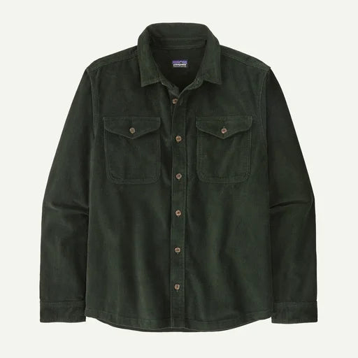 Patagonia Men's Corduroy Shirt - Old Growth Green - Stencil