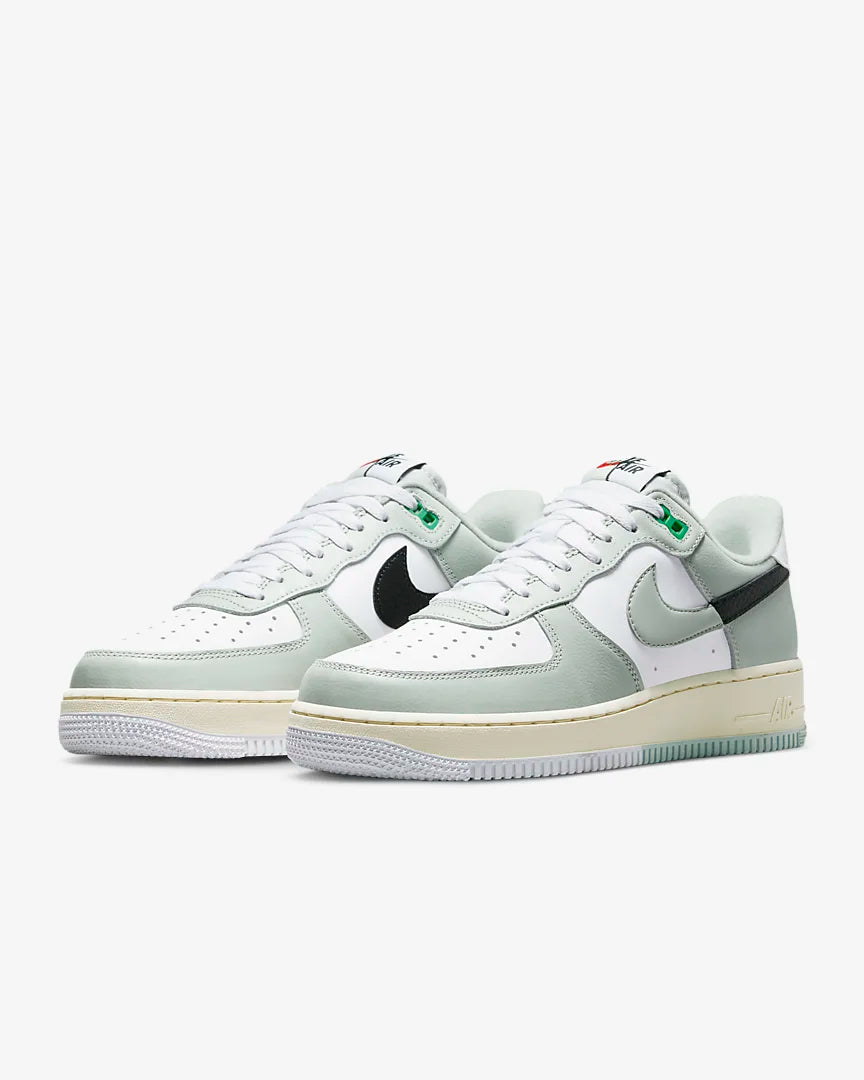 Nike Air Force 1 07 LV8 - Light Silver / White - Stencil