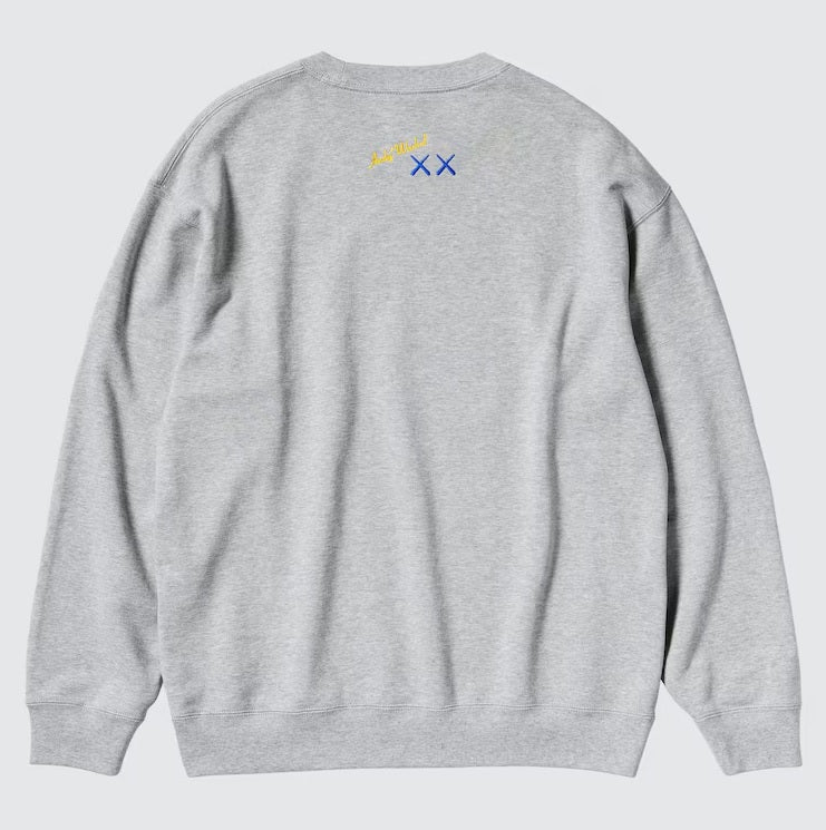 Uniqlo - KAWS + WARHOL - BFF / Banana Sweatshirt Grey - Stencil