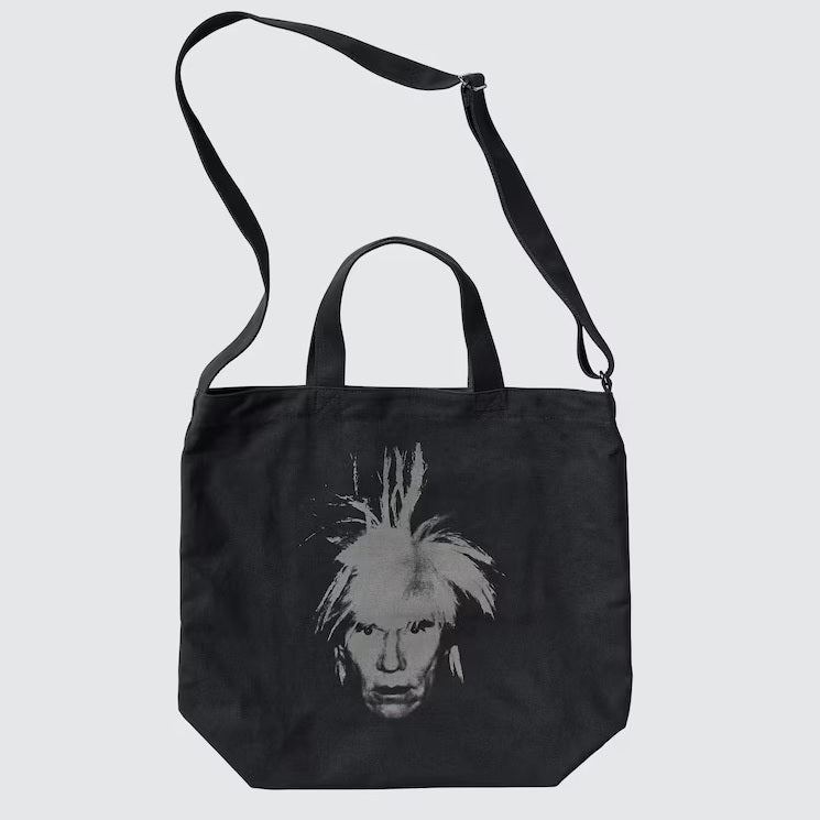 Uniqlo KAWS + Warhol 2Way Tote Bag - Black