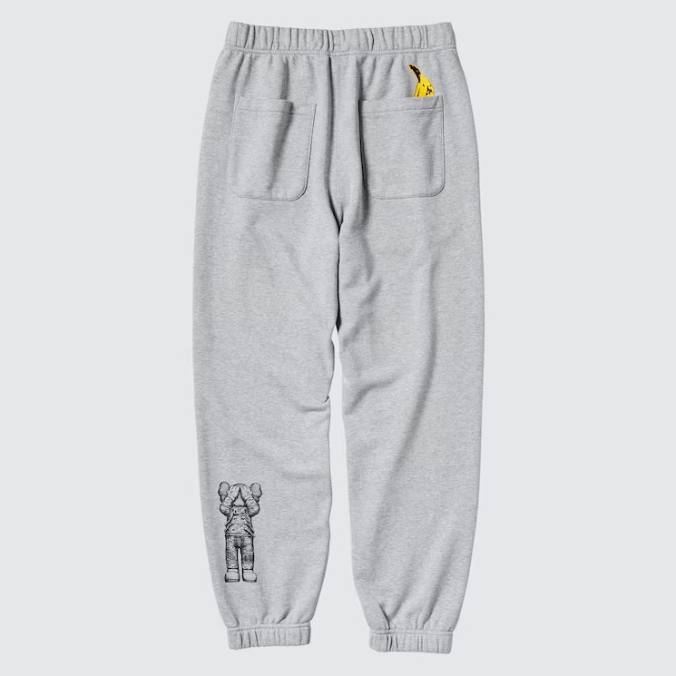 Uniqlo KAWS + Warhol Sweatpants - Grey