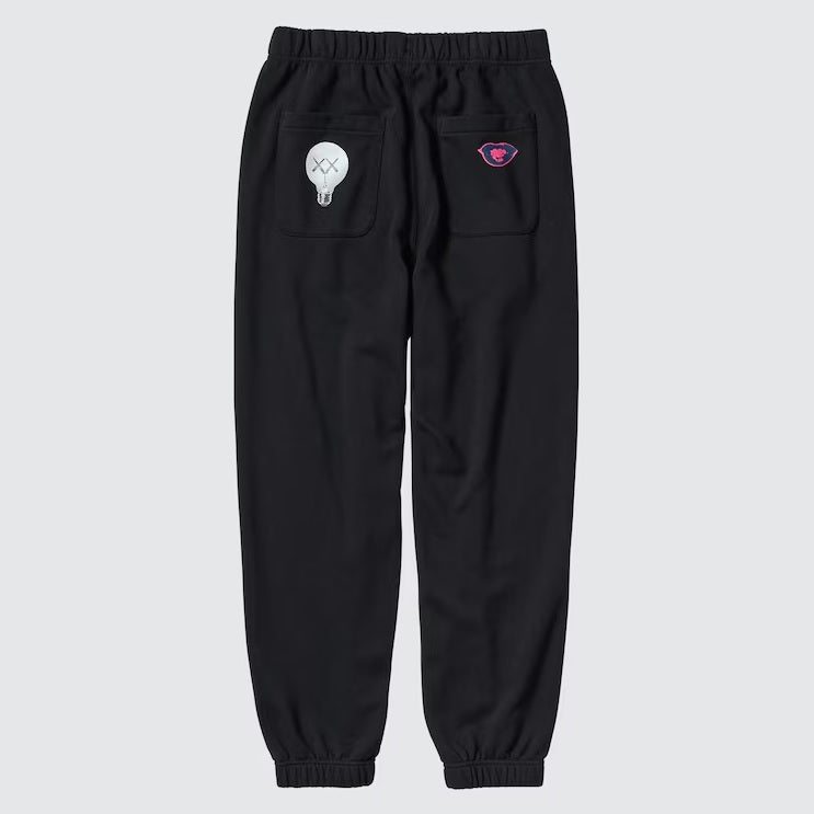 Uniqlo KAWS + Warhol Sweatpants- Black