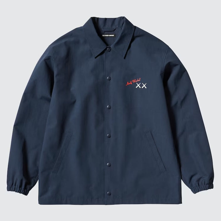 Uniqlo KAWS + Warhol Coach Jacket - Navy