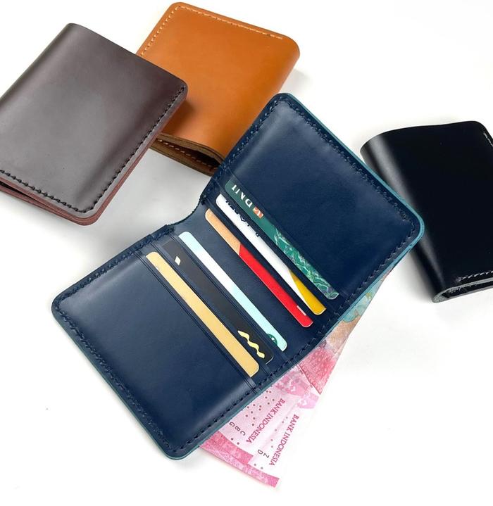 Philo Goods Simple Bifold Card 6 Card Wallet - Black