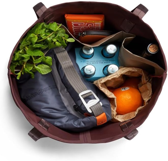 Bellroy Market Tote - Burgundy - Stencil