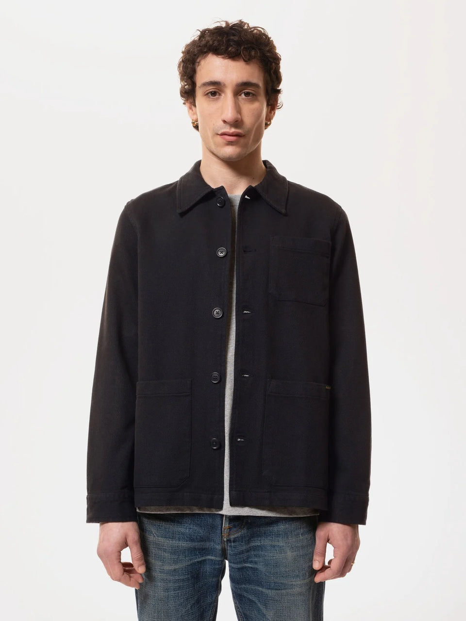 Nudie Barney Worker Jacket - Black