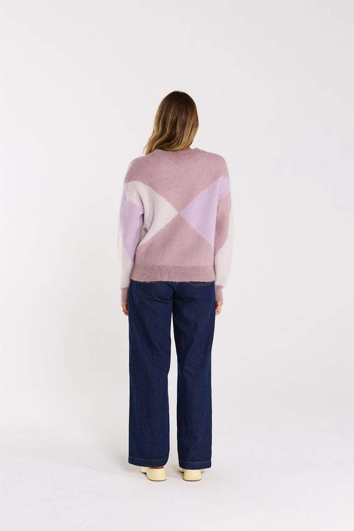Thing Thing Astrid Jumper - Wisteria Wash - Stencil