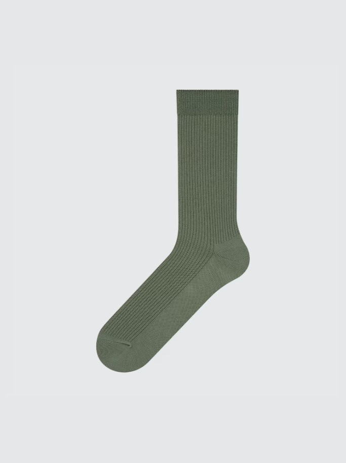 Uniqlo Colorful 50 Sock - 55 Green