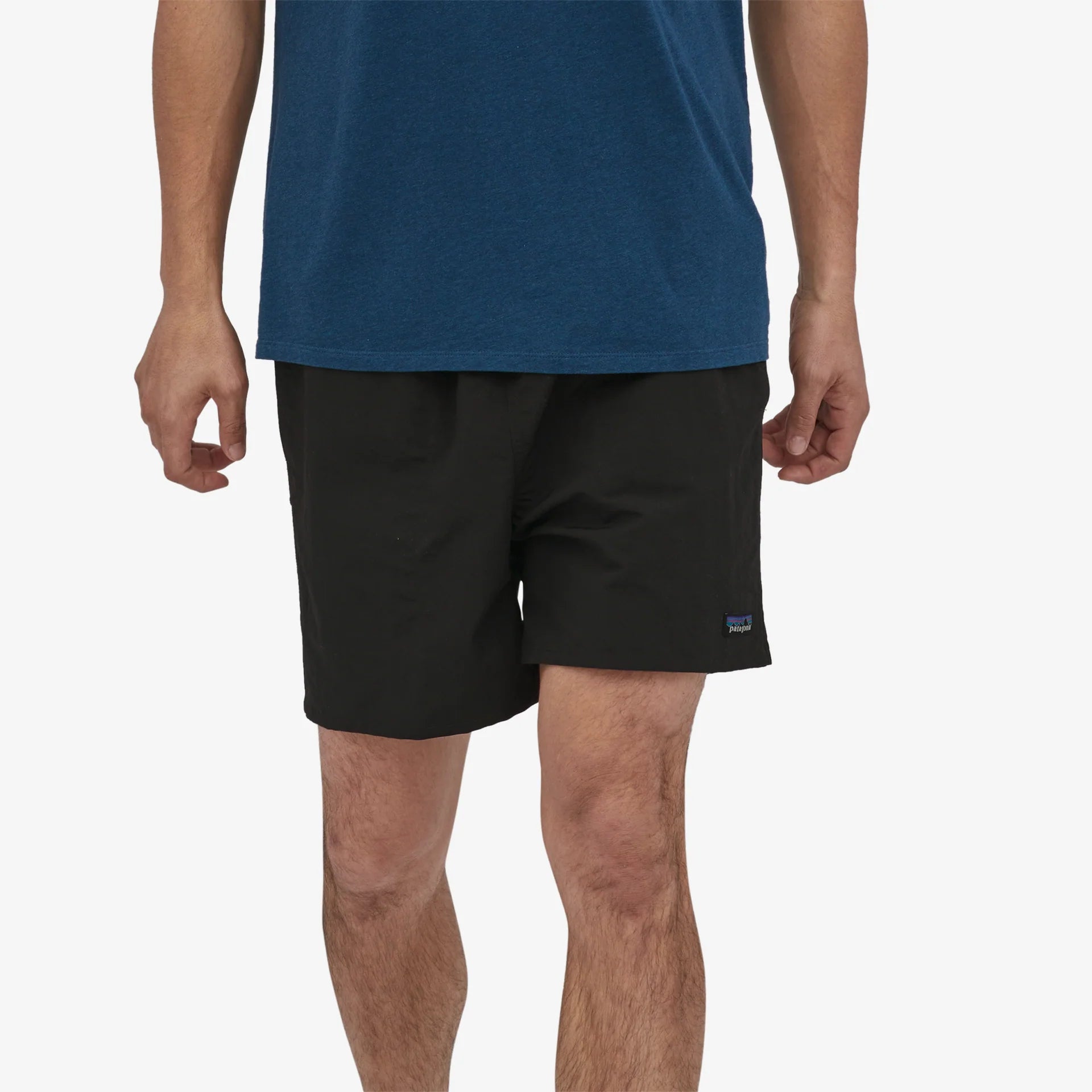Patagonia Men's Baggies Shorts - 5 In. - Black - Stencil