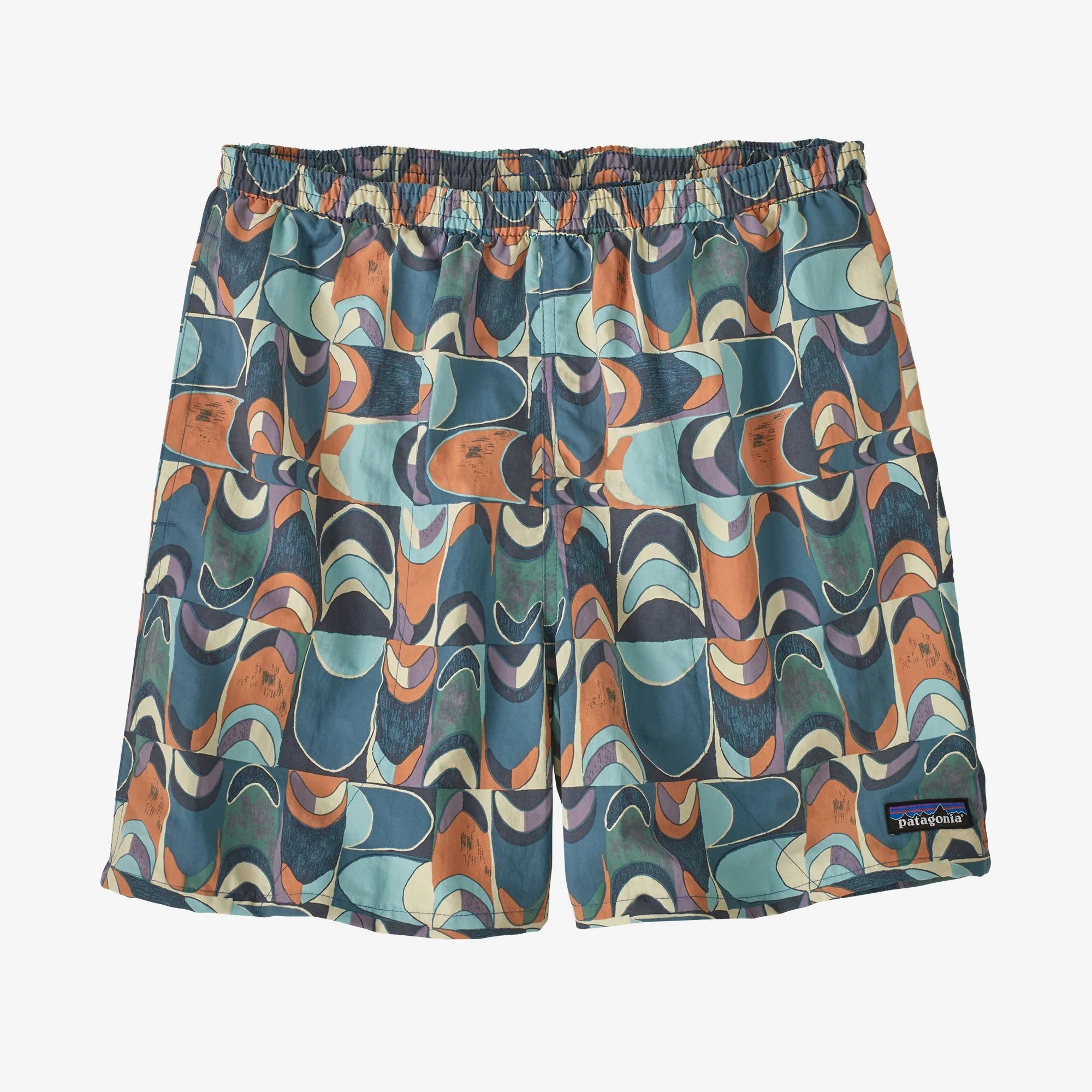 Patagonia Men's Baggies™ Shorts - 5" - Swallowtail Geo: Still Blue - Stencil