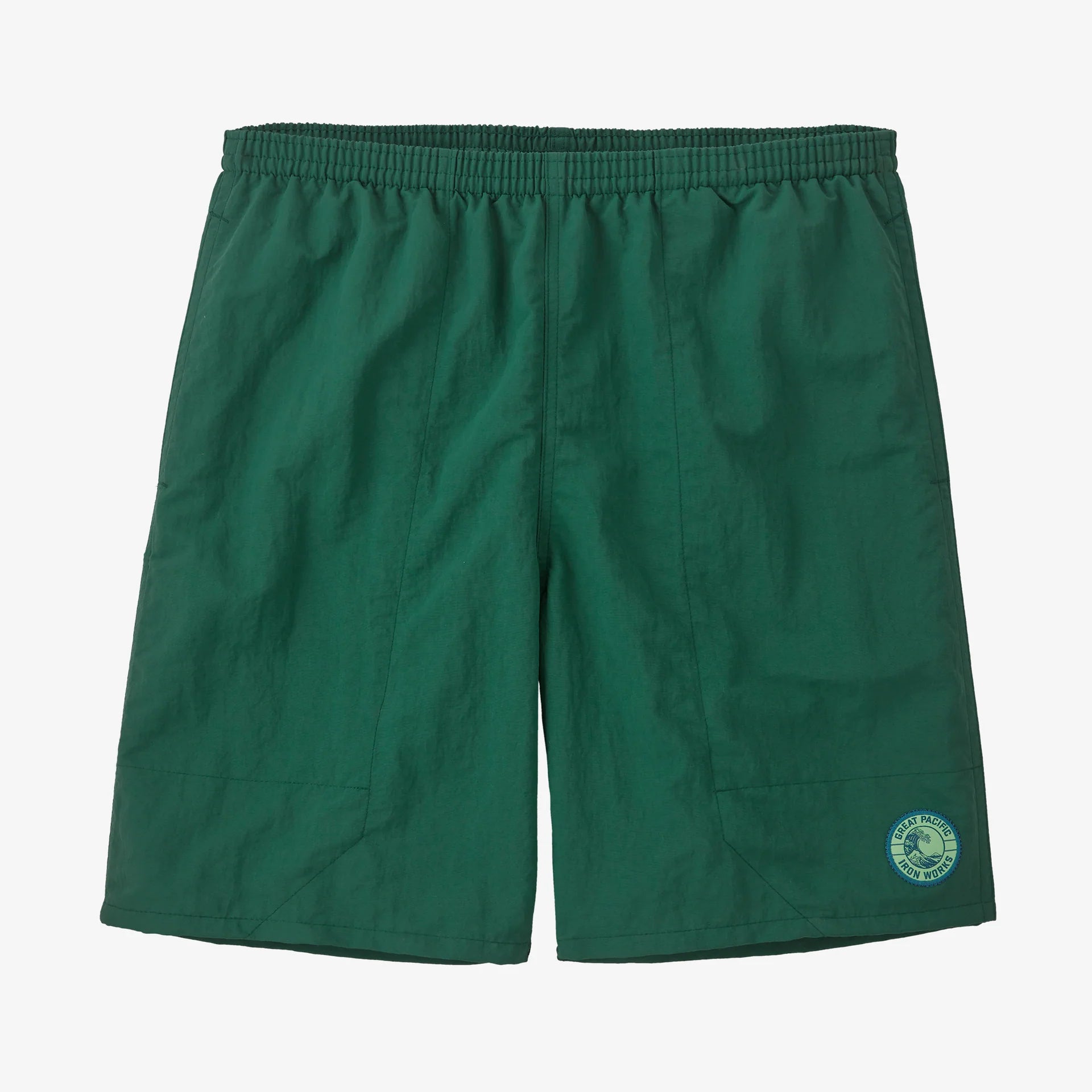 Patagonia Men's Baggies™ Longs - 7" - GPIW Crest: Conifer Green - Stencil