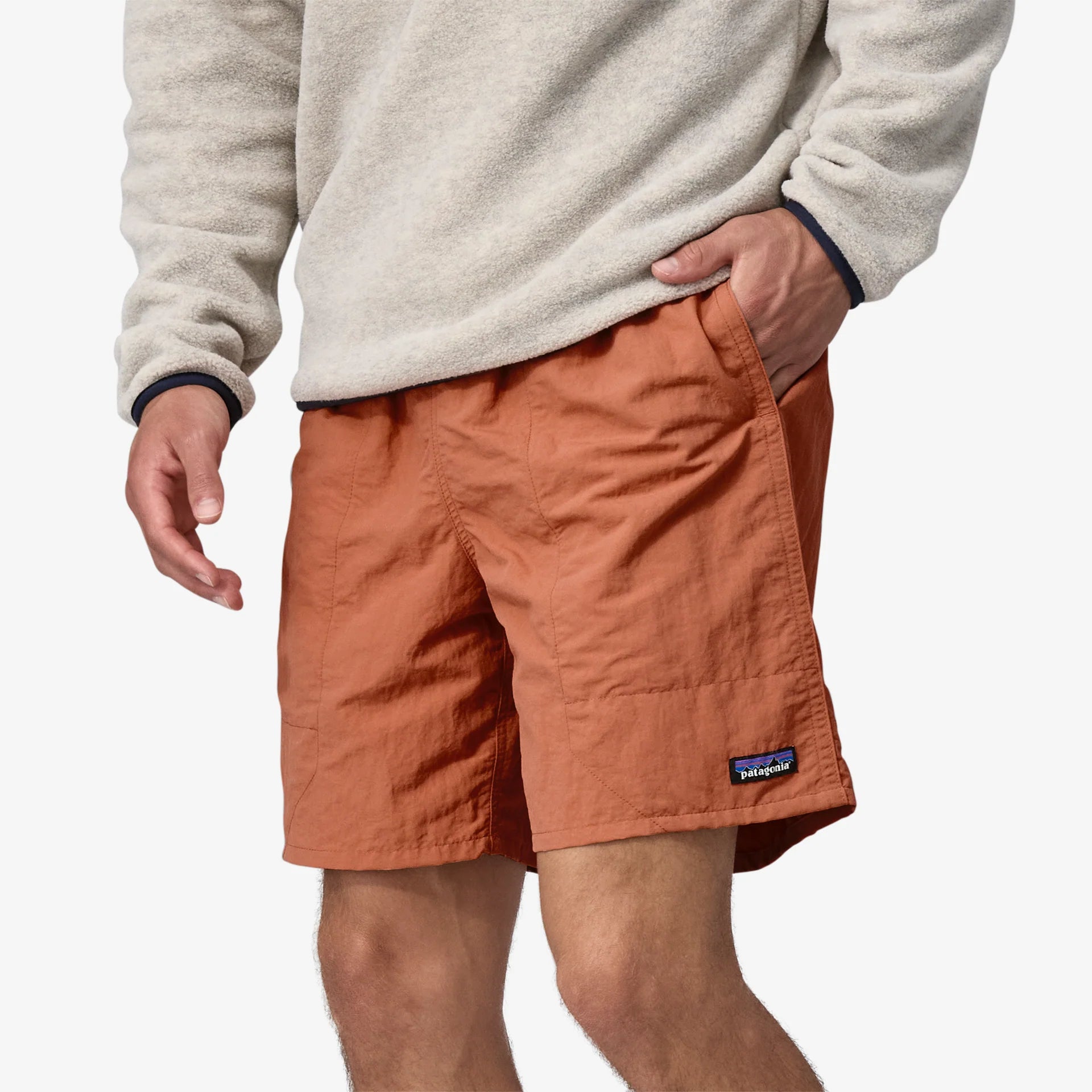 Patagonia Men's Baggies™ Longs - 7" - Sienna Clay - Stencil