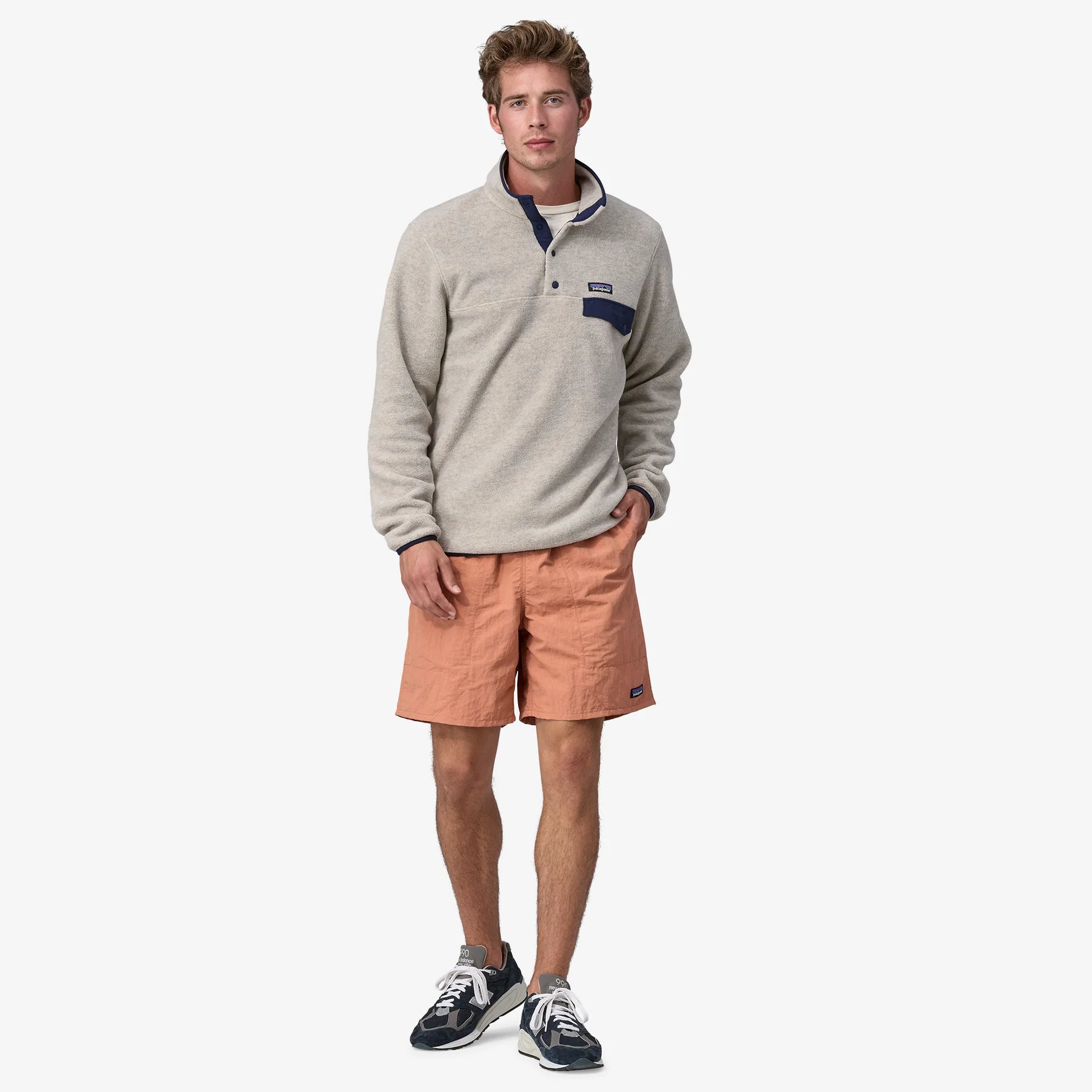Patagonia Men's Baggies™ Longs - 7" - Sienna Clay - Stencil