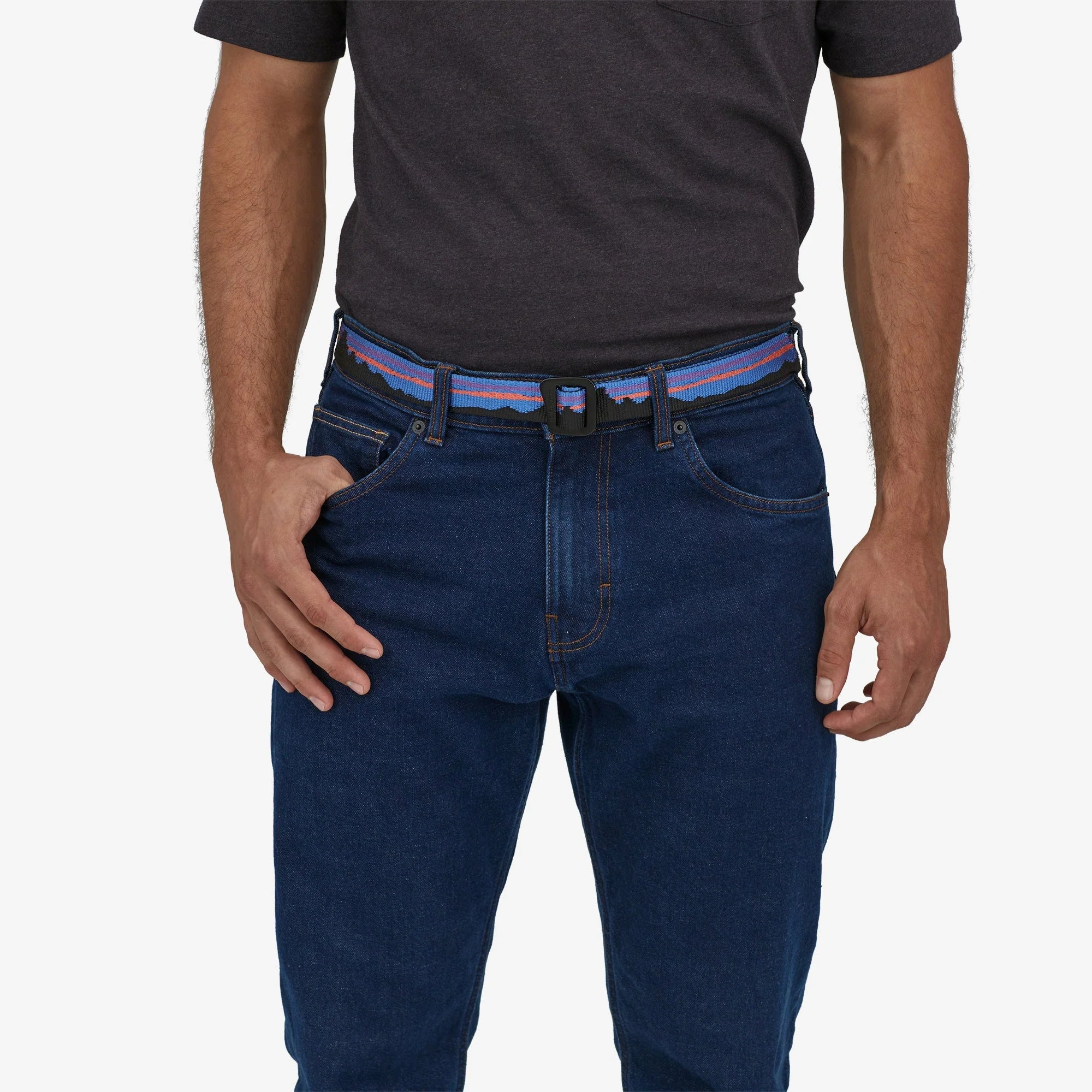 Patagonia Friction Belt - Fitz Roy Black - Stencil