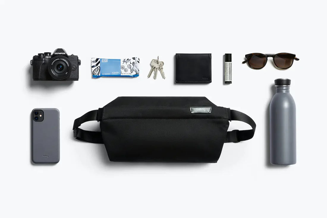 Bellroy Sling Melbourne Black - Stencil