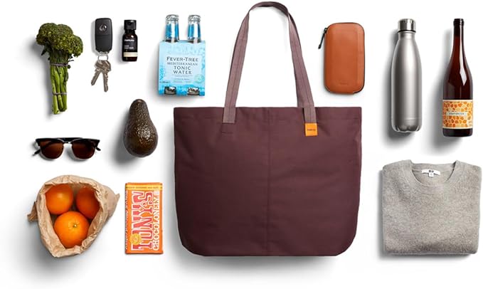 Bellroy Market Tote - Burgundy - Stencil