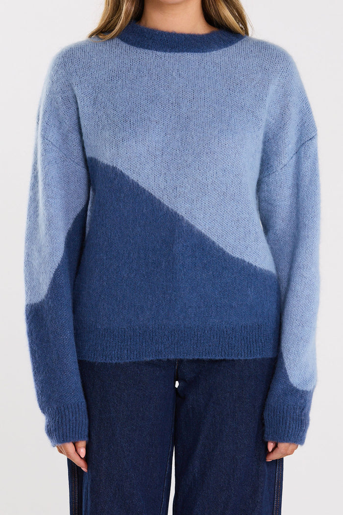 Thing Thing Split Jumper - Twilight Blue - Stencil