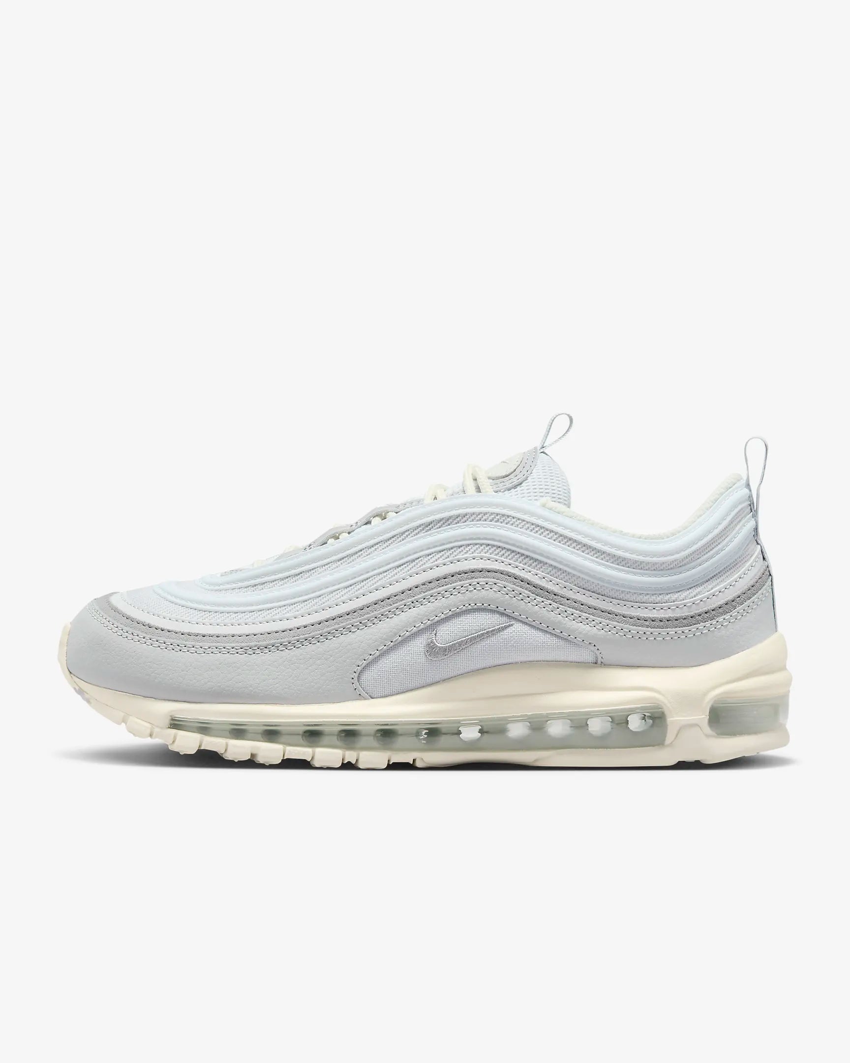 Nike Air Max 97 Pure Platinum/Wolf Grey/Sail/Wolf Grey - Stencil