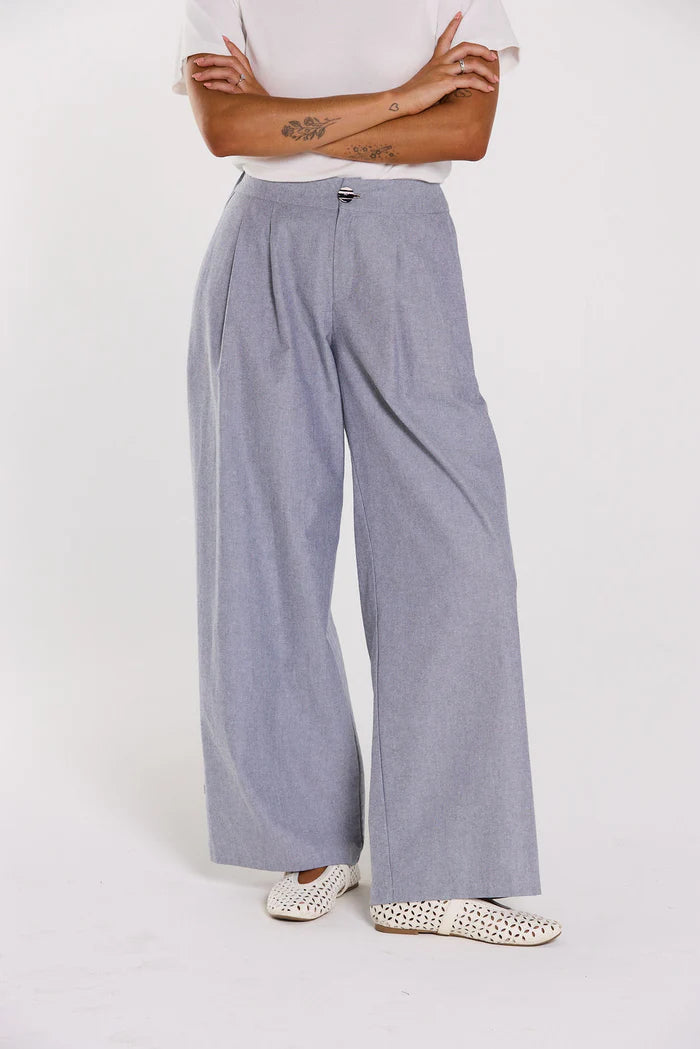 Thing Thing Ciro Pant - Onyx Grain - Stencil