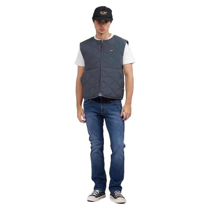 Wrangler Quilted Vest - Grey