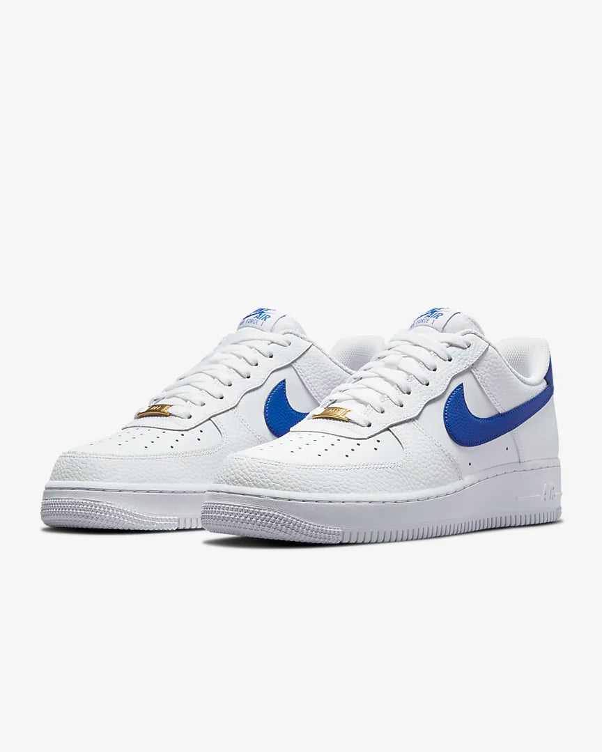 Nike Air Force 1 White/Game Royal-White - Stencil