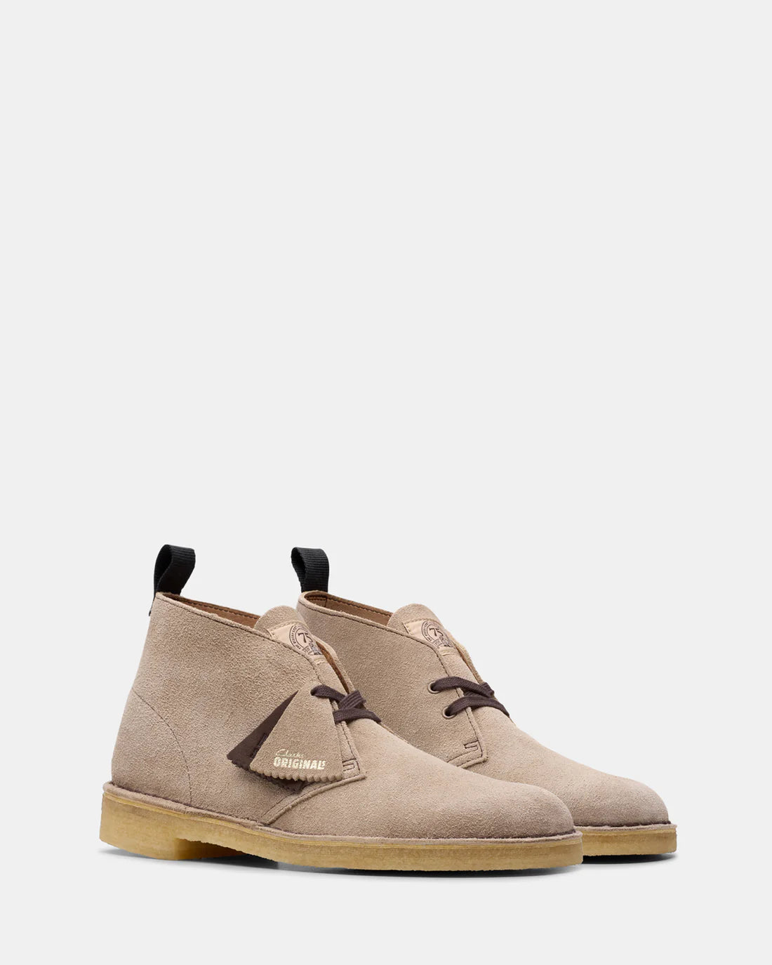 Clarks Desert Boot - Wolf Suede - Stencil