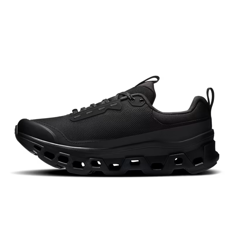 On Women's Cloudmonster 1 Waterproof - Black/Black
