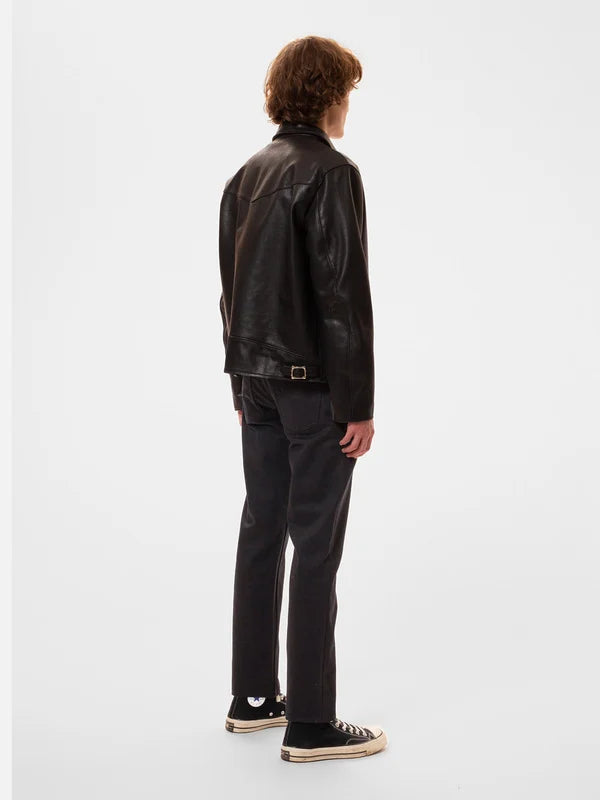 Nudie Gritty Jackson Dry Everblack - Stencil