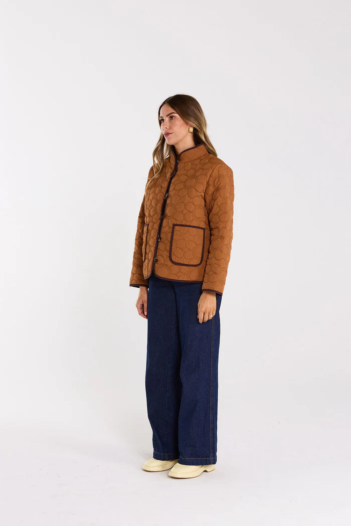 Thing Thing Debut Jacket - Cinnamon - Stencil