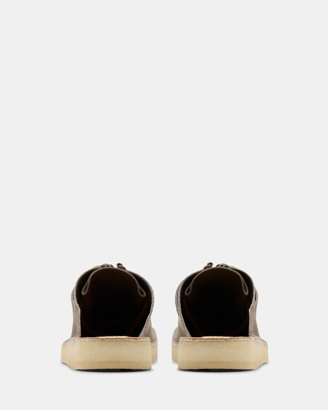 Clarks Desert Nomad Mule - Grey/Sage Suede