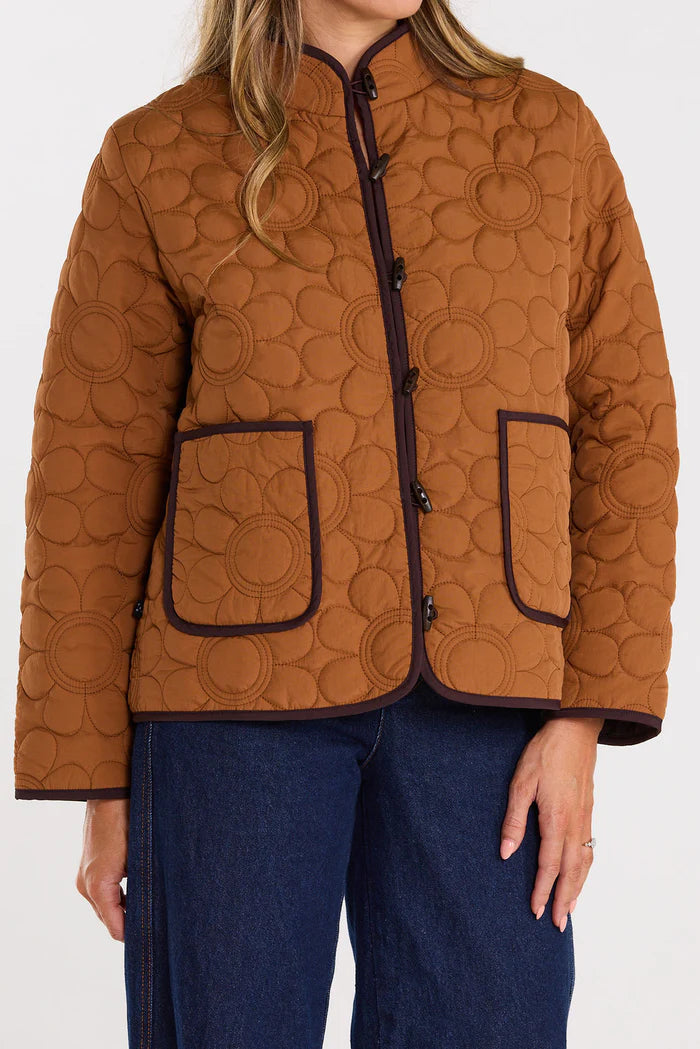 Thing Thing Debut Jacket - Cinnamon - Stencil