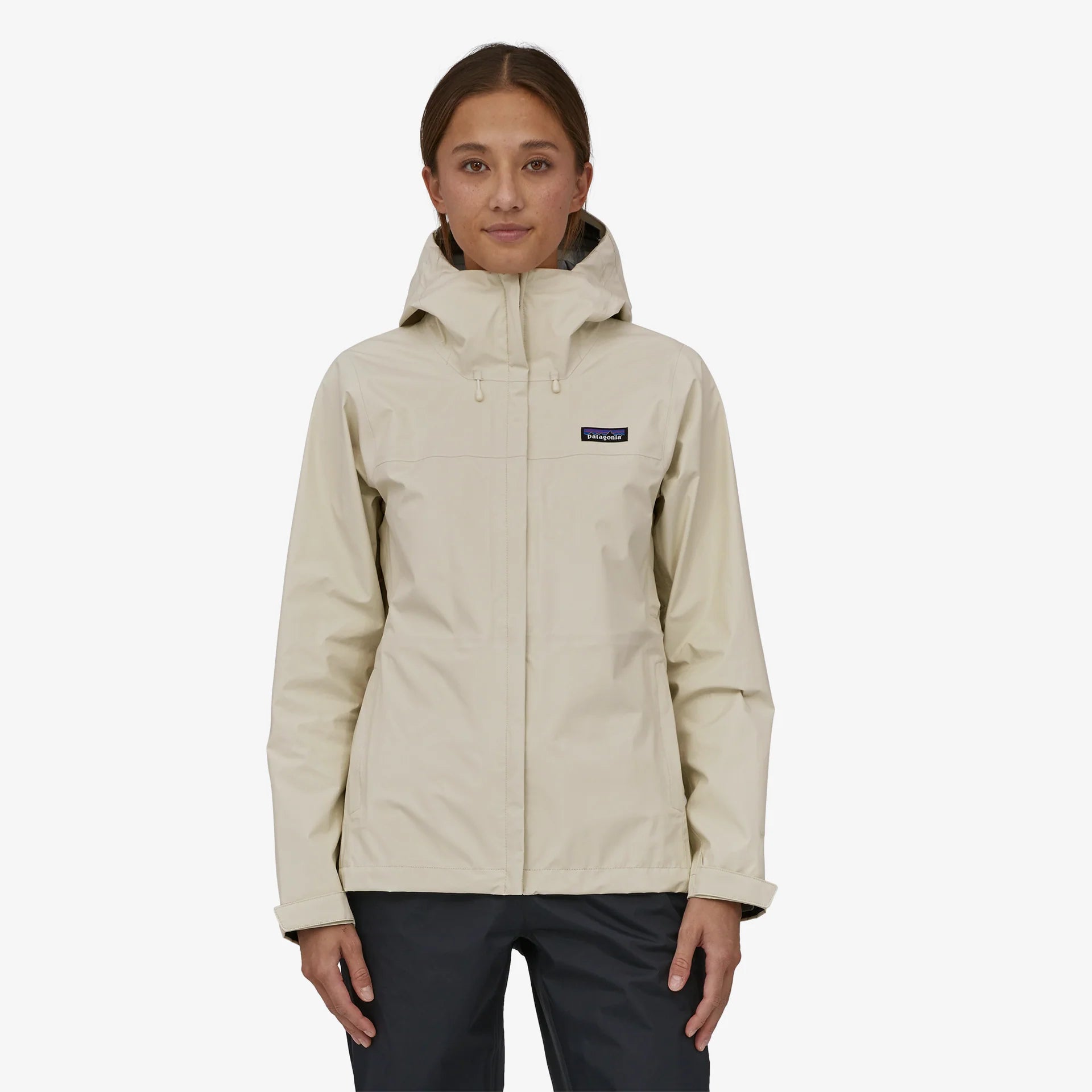 Patagonia Women's Torrentshell 3L Rain Jacket - Wool White - Stencil