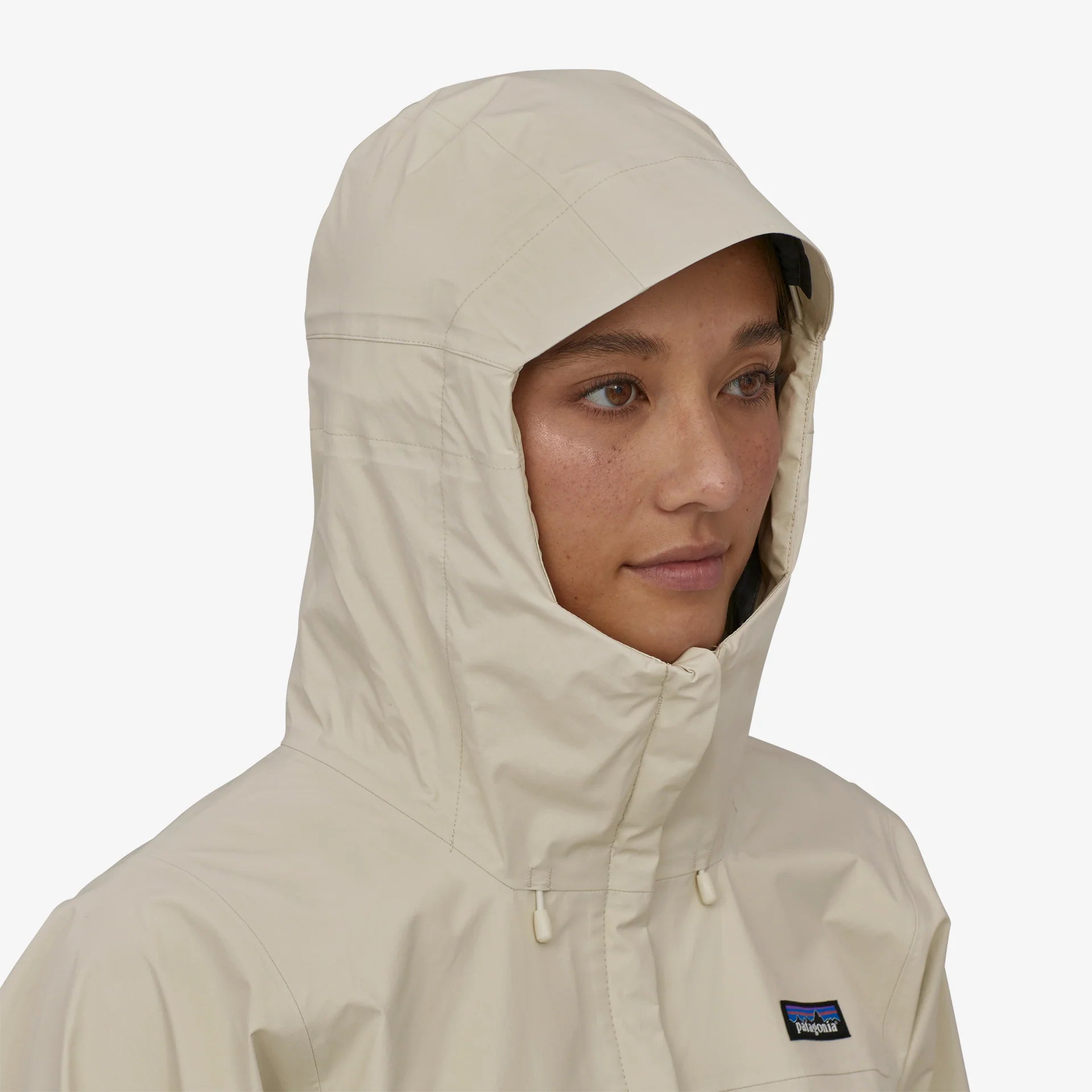 Patagonia Women's Torrentshell 3L Rain Jacket - Wool White - Stencil