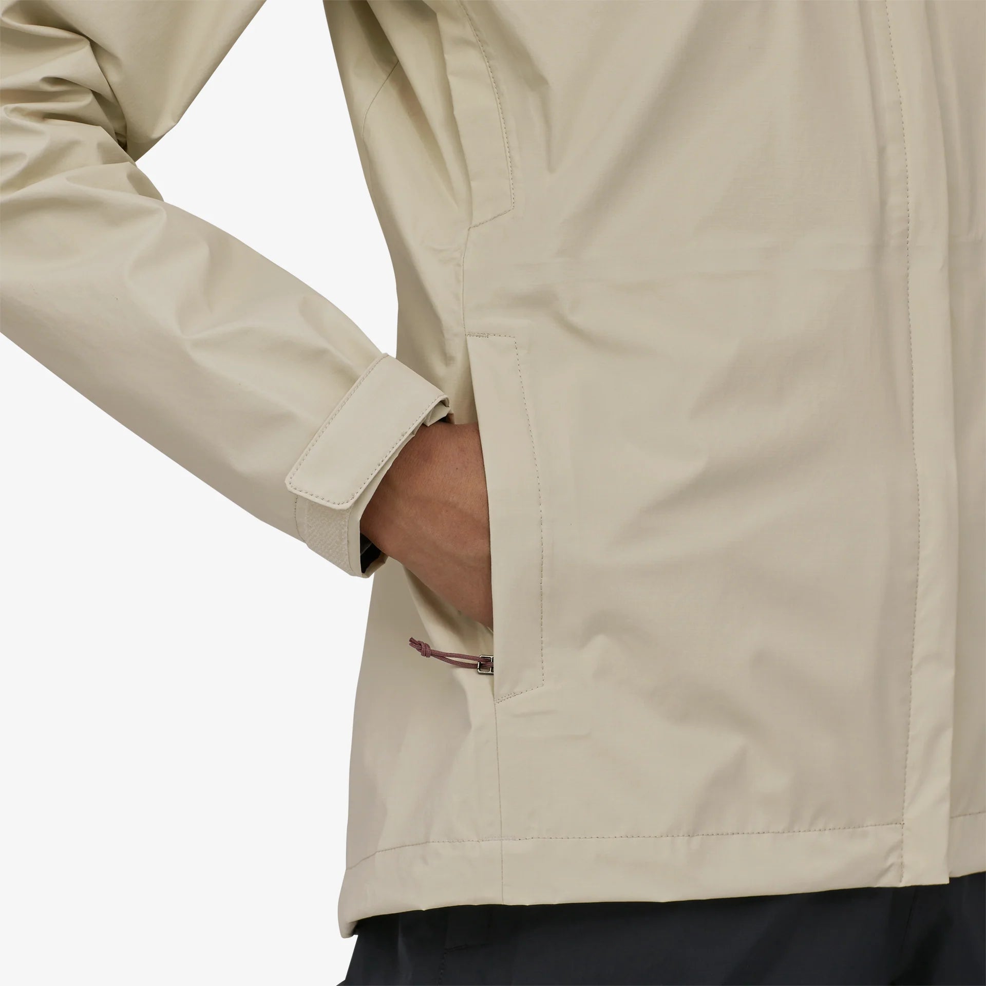 Patagonia Women's Torrentshell 3L Rain Jacket - Wool White - Stencil