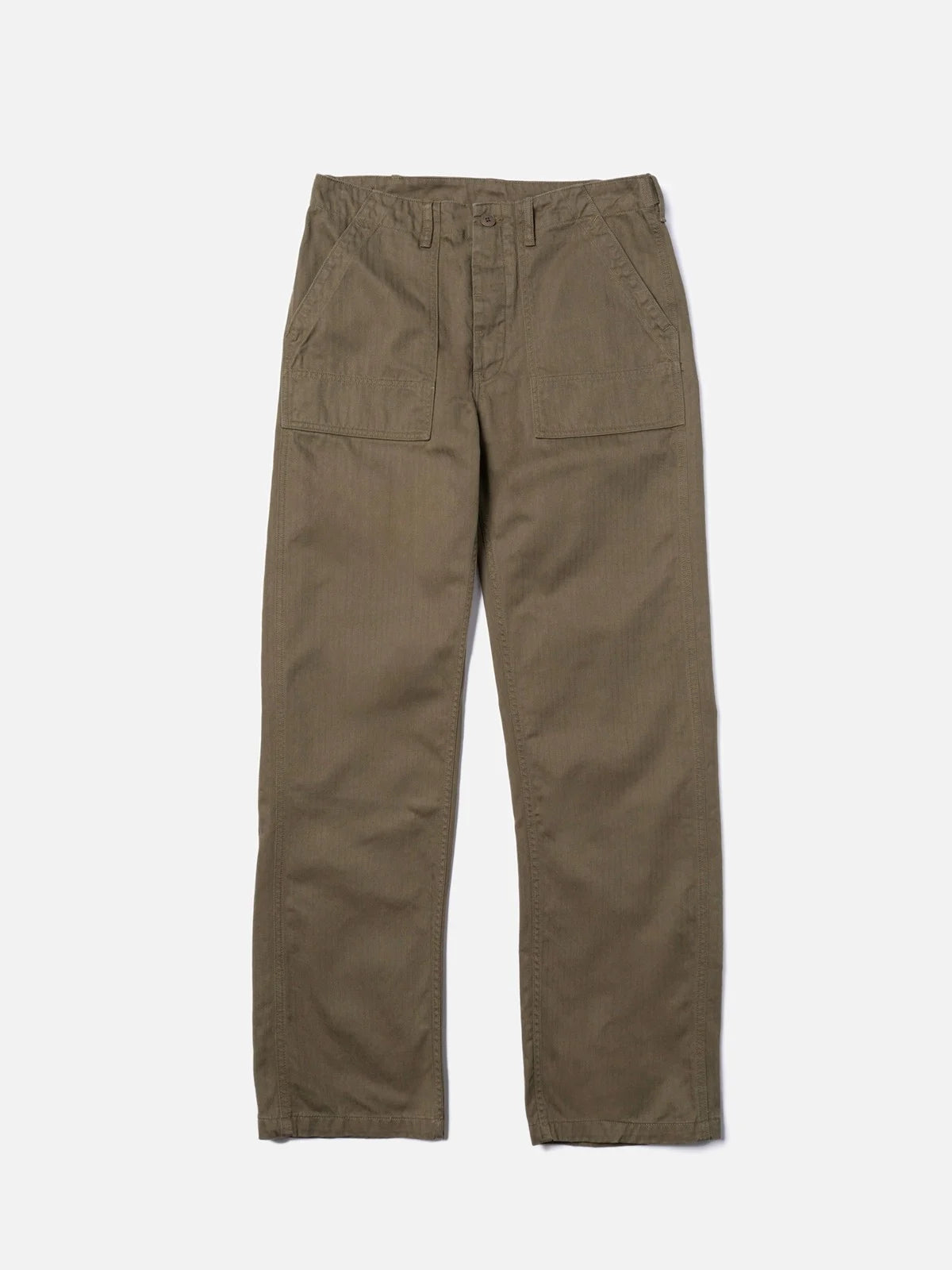Nudie Tuff Tony Fatigue Pants Olive - Stencil