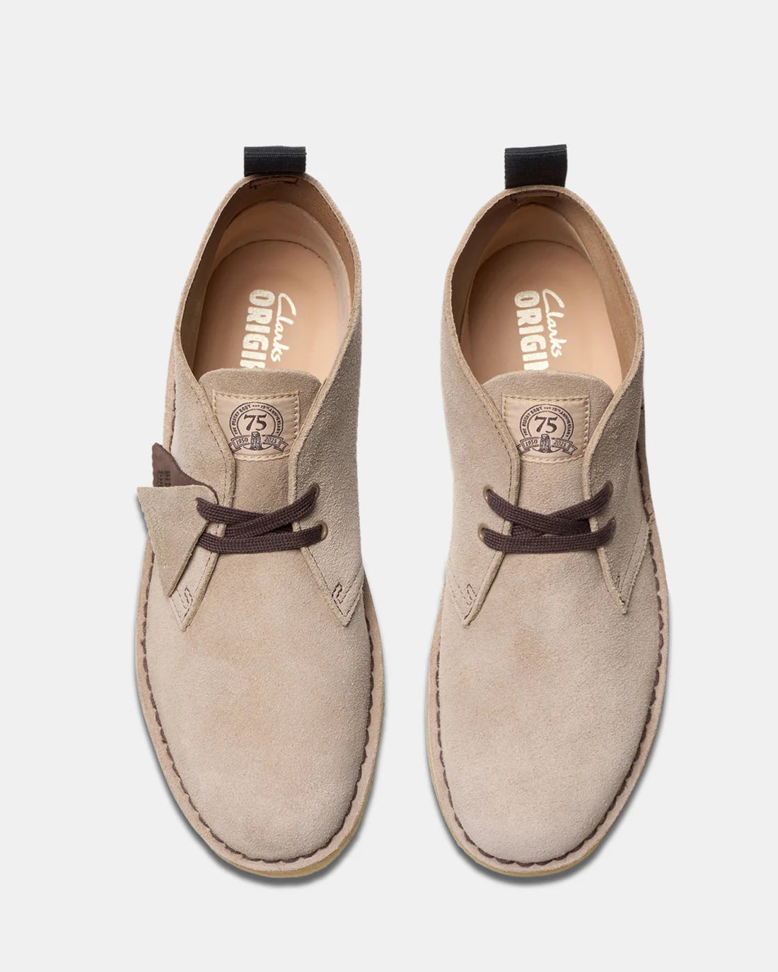 Clarks Desert Boot - Wolf Suede - Stencil