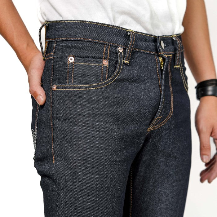 Bespoke Project Digger Raw Denim - Stencil