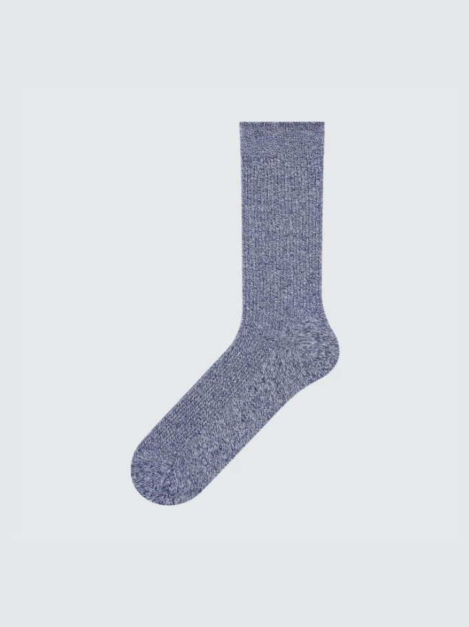 Uniqlo Colorful 50 Sock - 93 Navy Heather