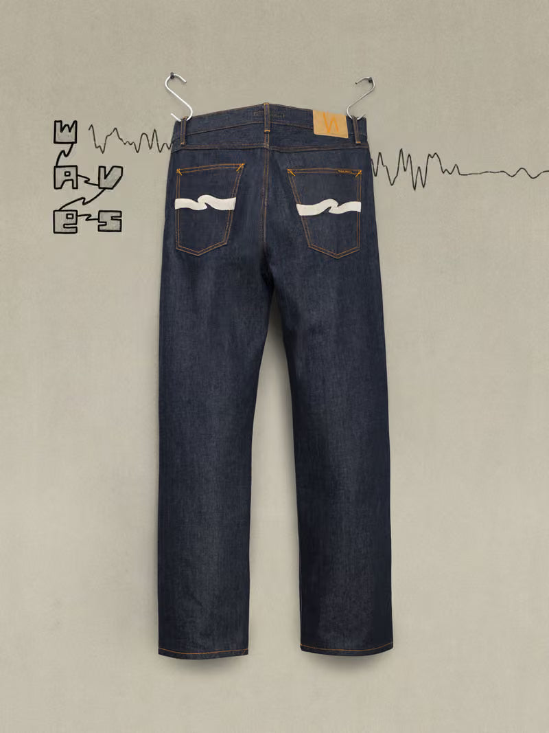 Nudie Tuff Tony - Dry Ecru Waves - Stencil