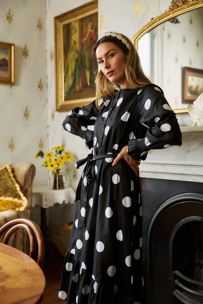 Thing Thing Duska Dress - Spotty - Stencil
