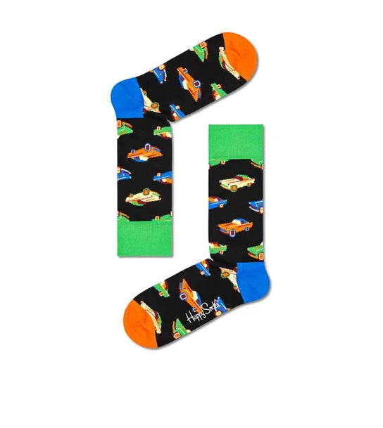Happy Socks Black Car Socks