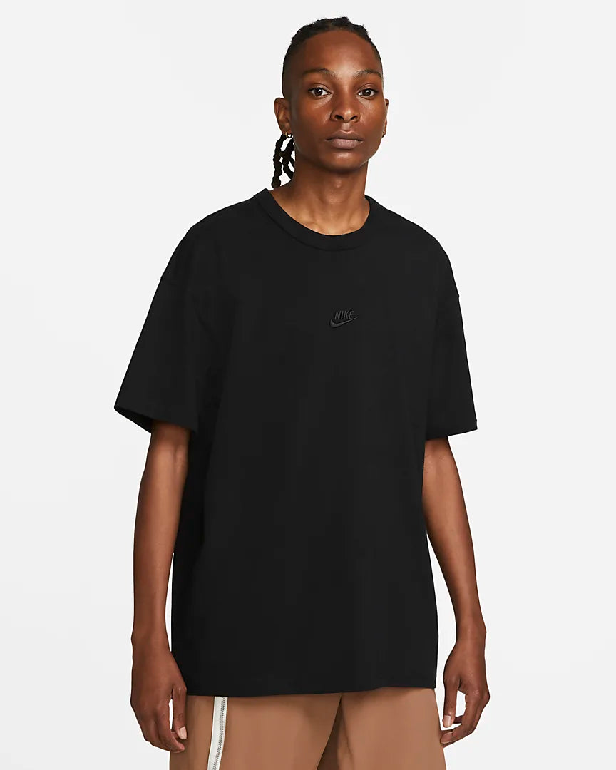 Nike Men's Sportswear Premium Essential Tee Black - Stencil