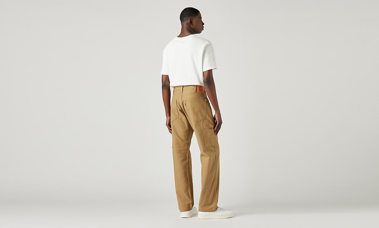 Levi's Men's Workwear 565 Loose Straight Utility Pant - Ermine - Stencil