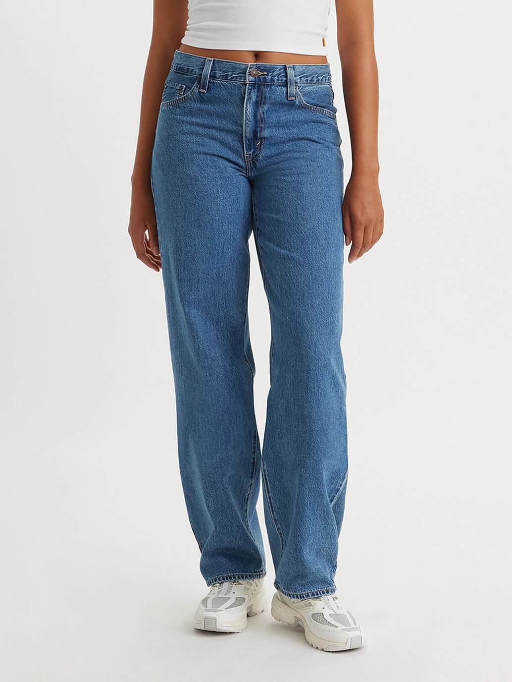 Levis Baggy Dad Hold My Purse - Med Blue - Stencil