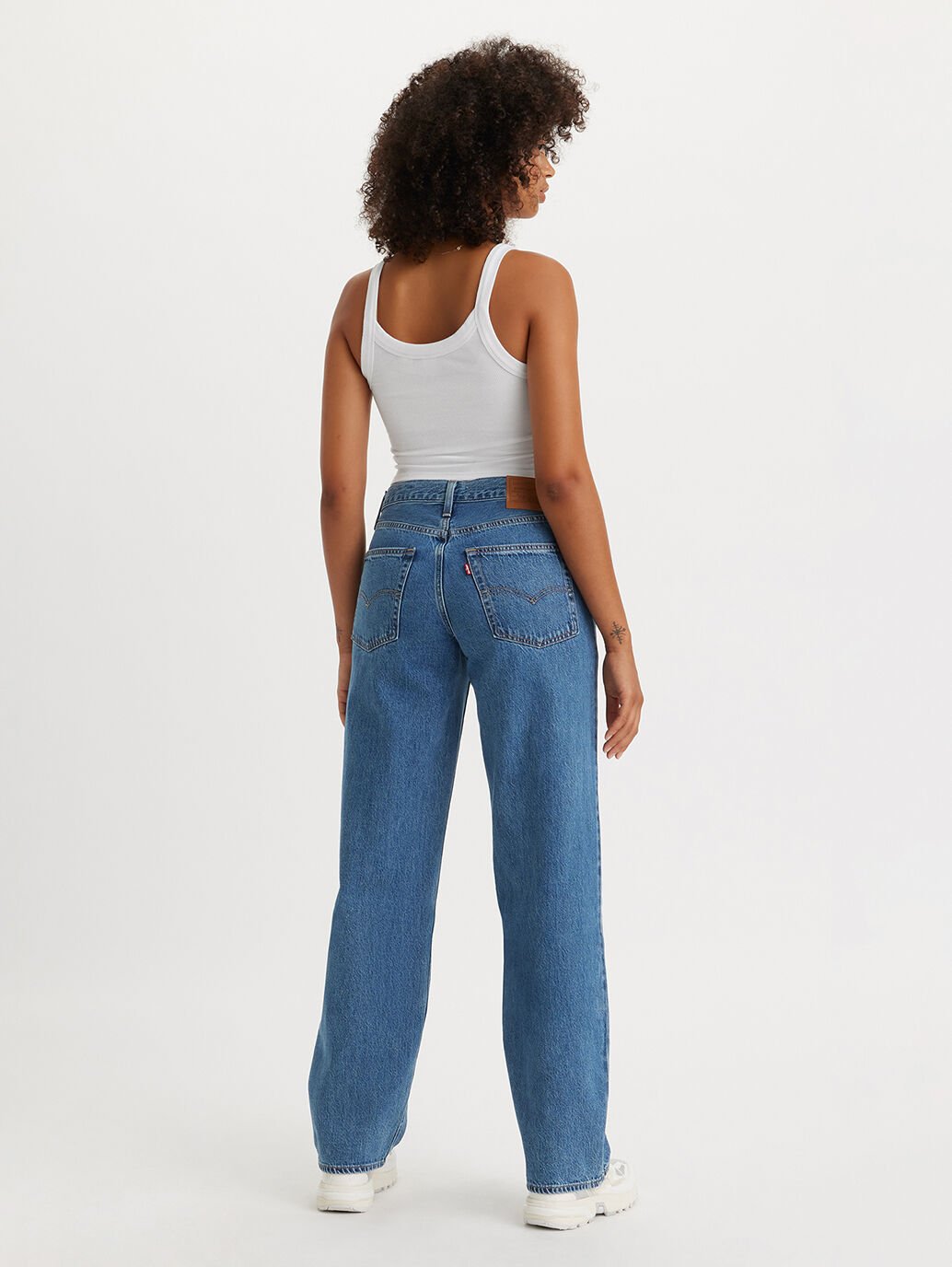 Levis Baggy Dad Hold My Purse - Med Blue - Stencil